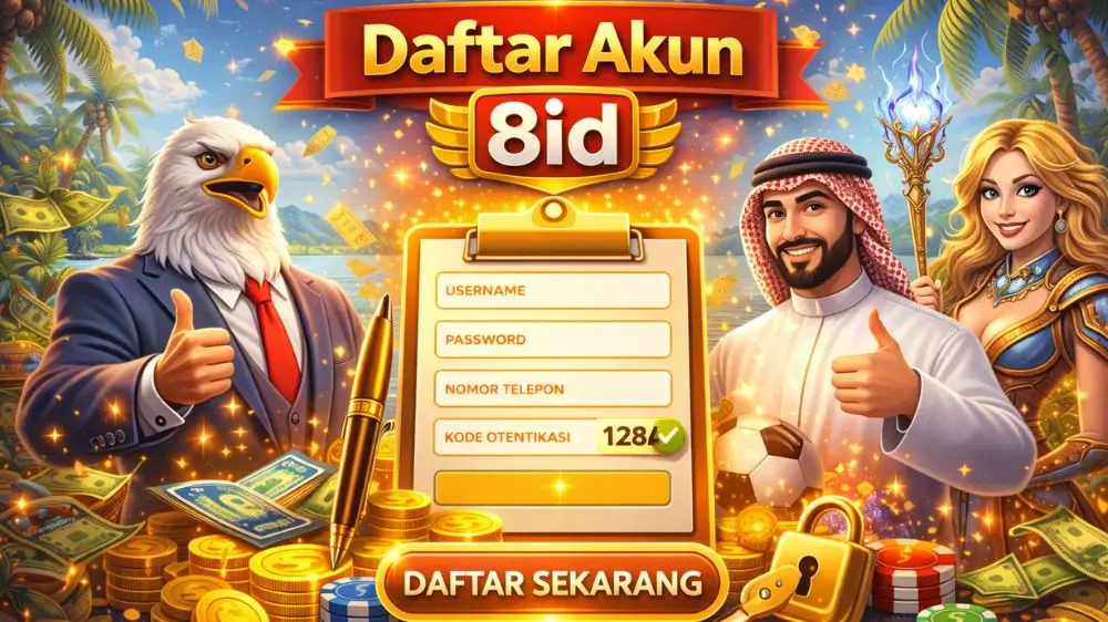 Cara Daftar Akun 8ID Mudah Mulai Bermain Hari Ini
